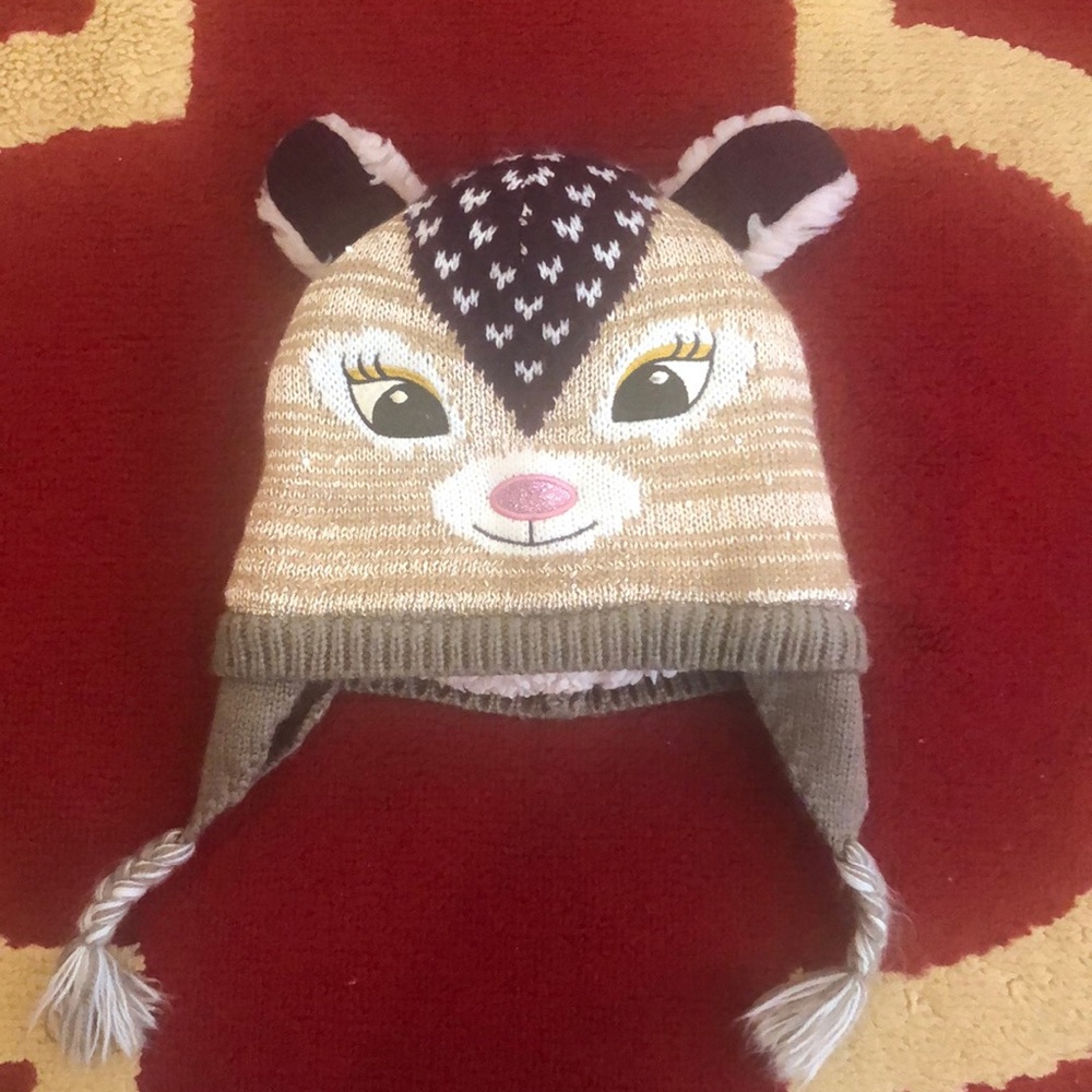 Cute Deer winter hat for 1-2 year olds